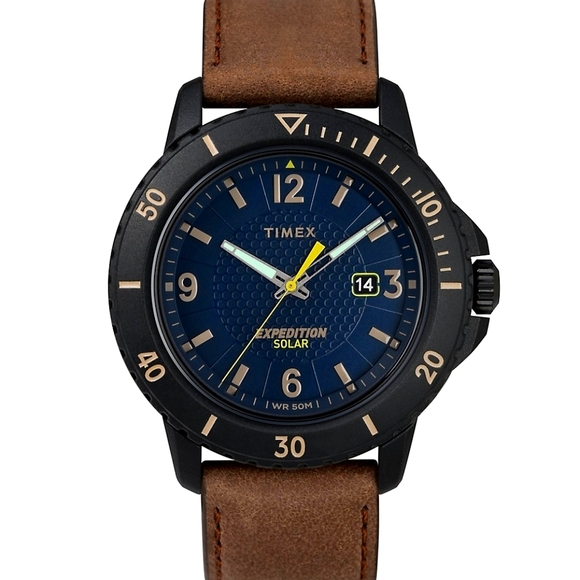 Timex Other - NWOT Timex Expedition Gallatin Leather-Strap Watch